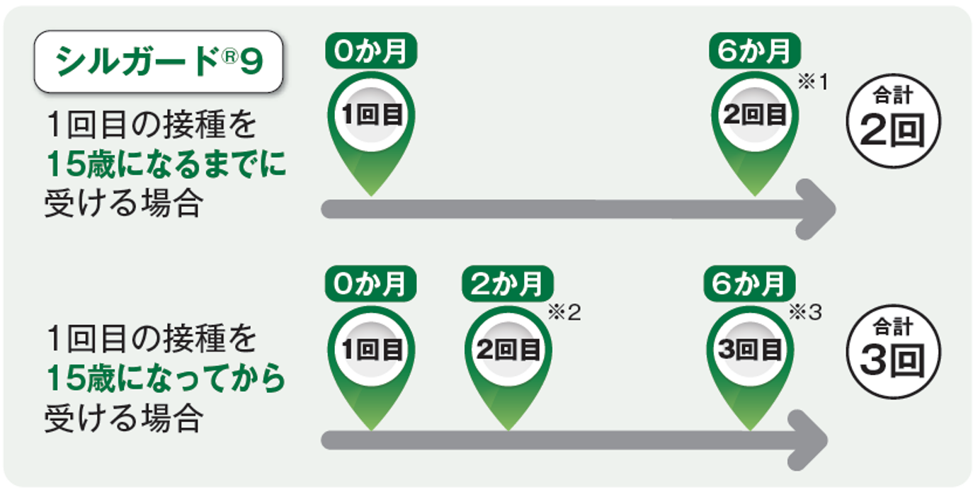 接種スケジュールチャート